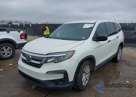 2019 Honda Pilot Lx from USA, damaged, VIN 5FNYF6H1XKB084026
